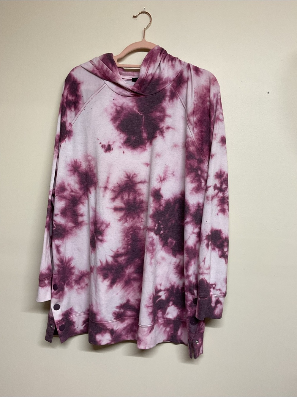 torrid Purple Tie-Dye Hooded Sweatshirt